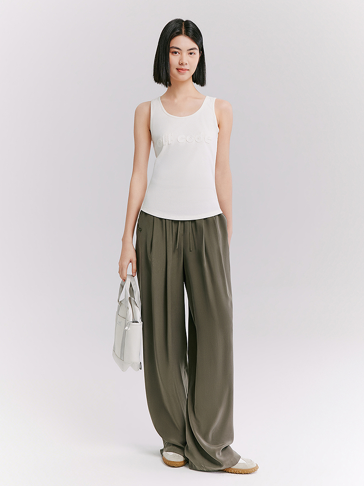 XII BASKET十二篮26夏新款U领修身显瘦休闲百搭打底背心7C36204020