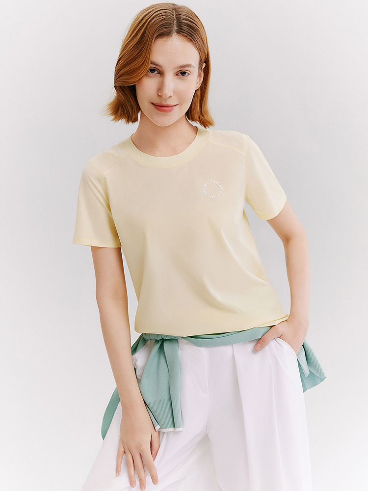 XII BASKET十二篮26夏新款轻凉感运动修身防晒防水户外休闲短袖T恤7C36260460