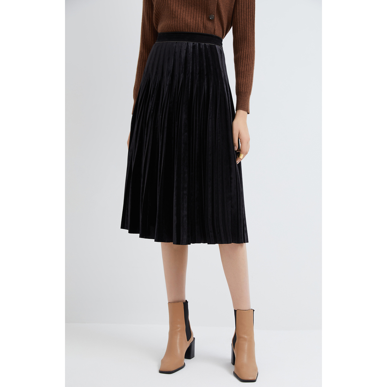 (一口价)INSUN恩裳2022冬季新款女裙9C62550090