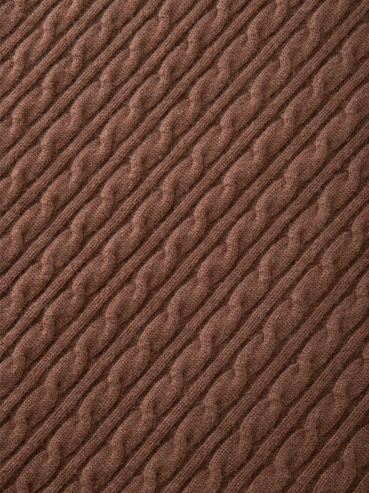 INSUN恩裳2024冬季复古羊毛羊绒长款围巾9C34590010