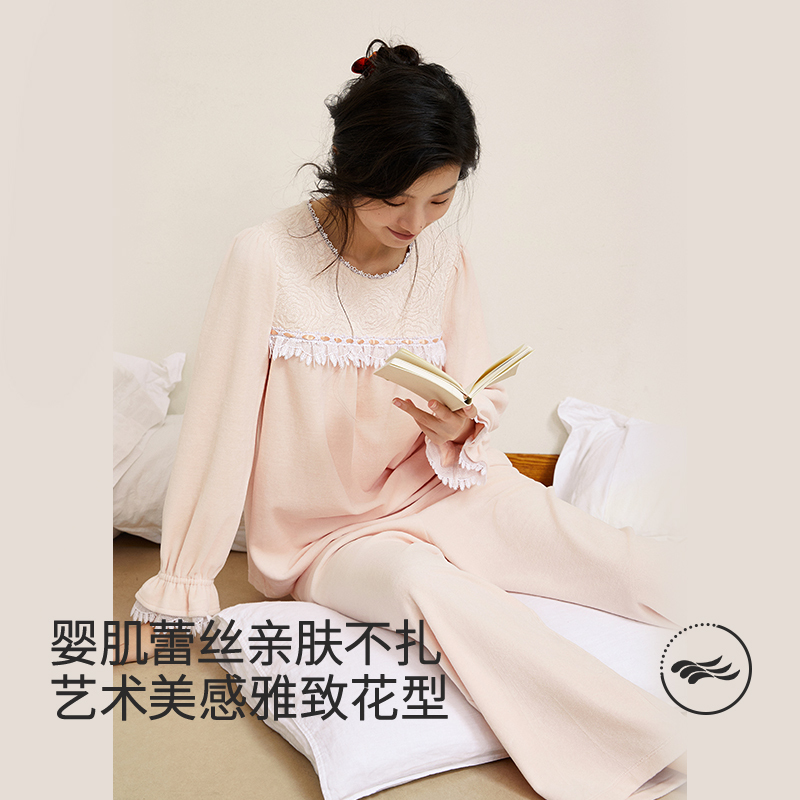 重工刺绣水溶蕾丝天鹅肉家居套装8J53505060