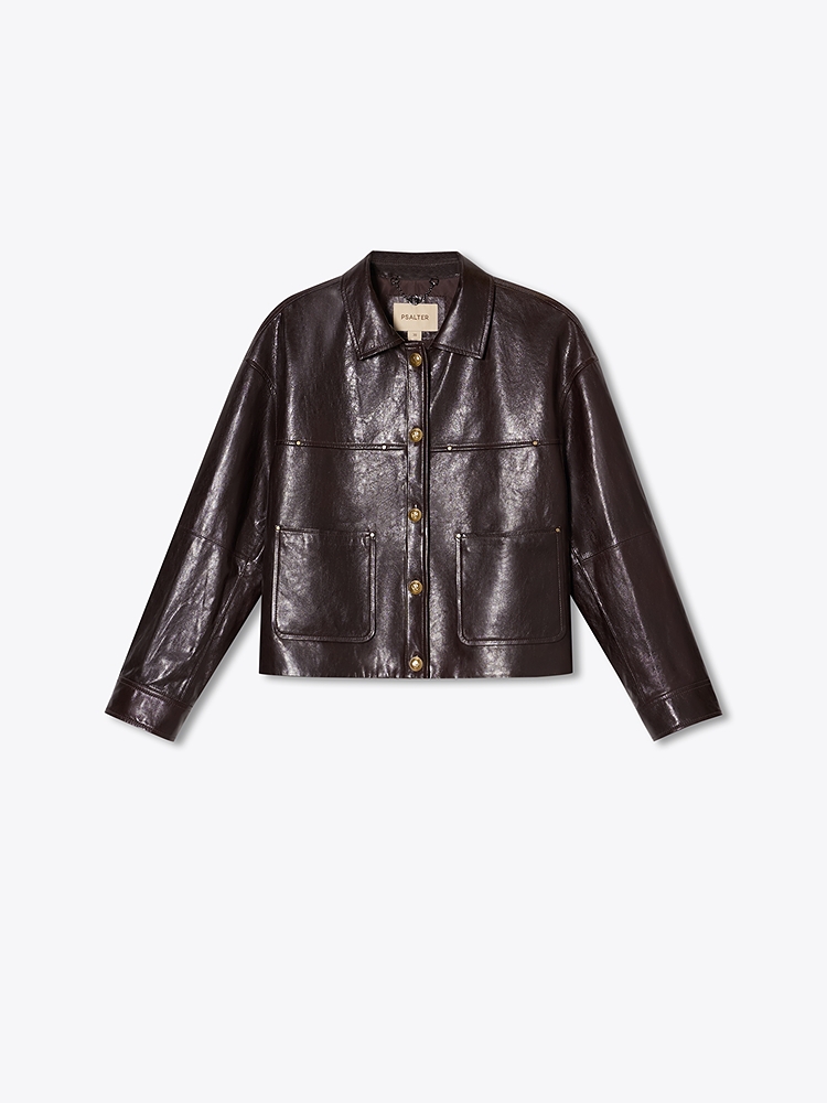 PSALTER诗篇  2026春季新品奢华皮衣外套6C66109313