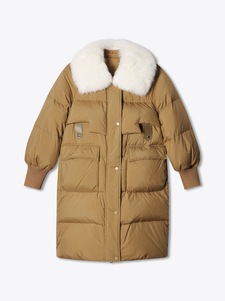 PSALTER诗篇 超大狐狸毛领38/230g高克重鹅绒服 毛领可拆配腰绳 6C63508223