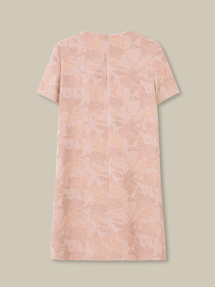 【法国面料】Song of Song歌中歌2026夏季新款奢华钉珠提花连衣裙5C66205156