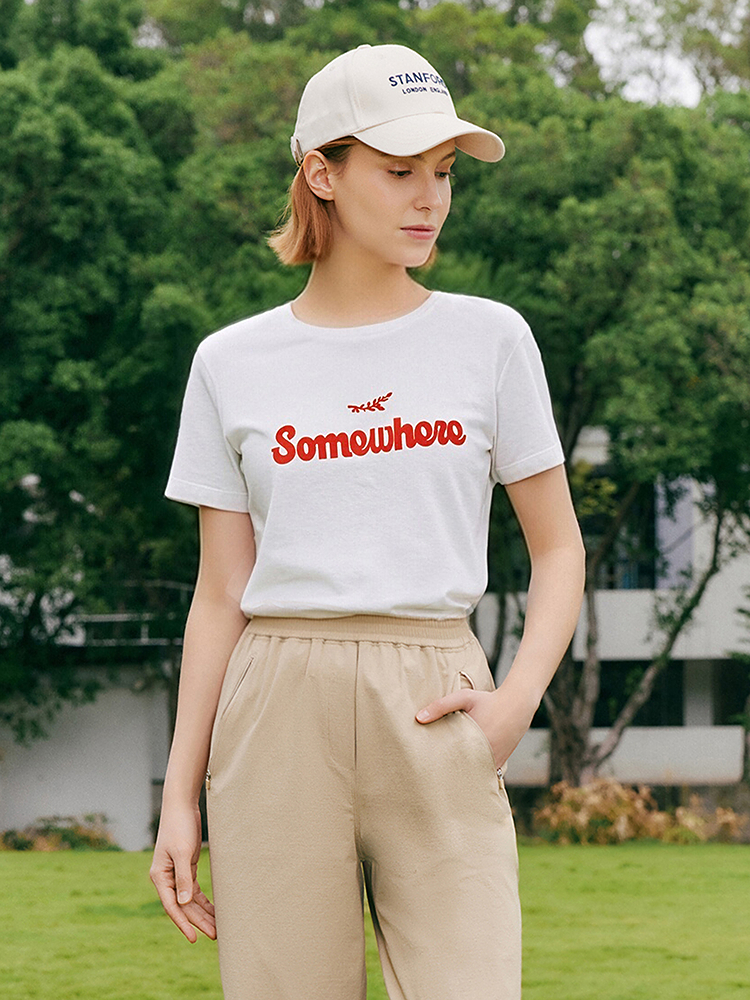 XII BASKET十二篮26夏新款纯色百搭圆领针织T恤7C36260080