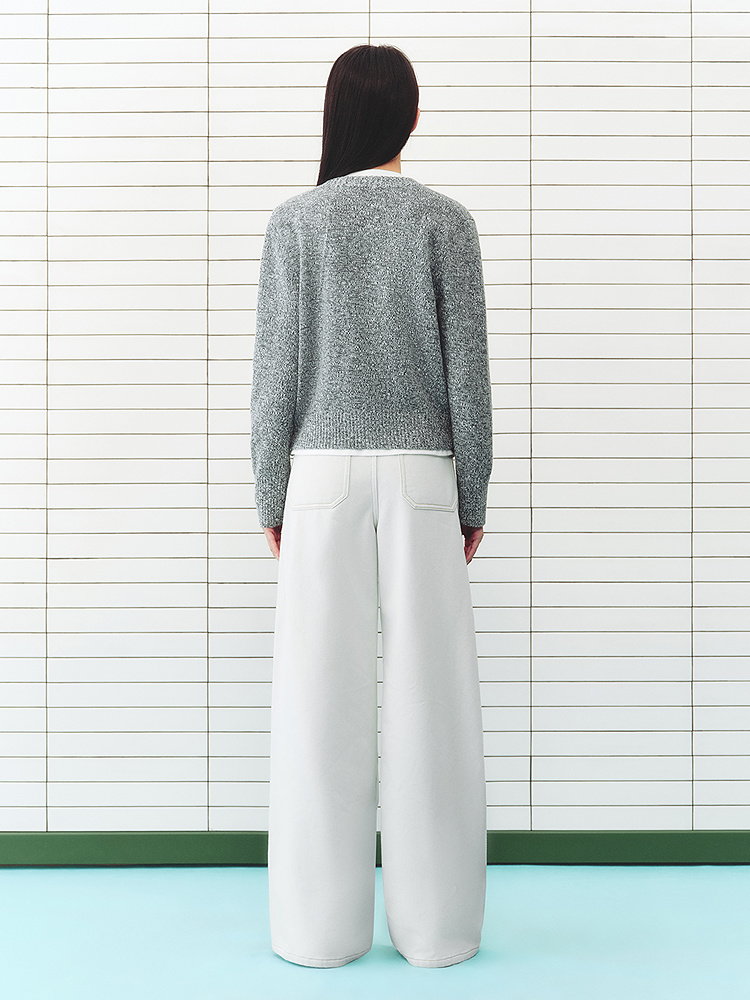 ToyzY2026春季新款趣味绣花拉链毛针织衫ZC36106800