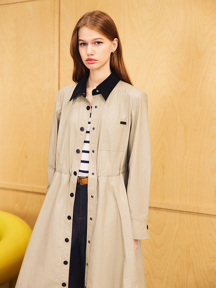 PSALTER诗篇 2026春季新款时尚长款风衣6C66107013