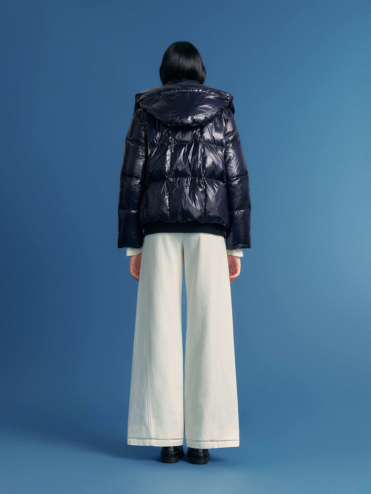 PSALTER诗篇 2026冬季新款可拆卸披肩鹅绒服6C36508270