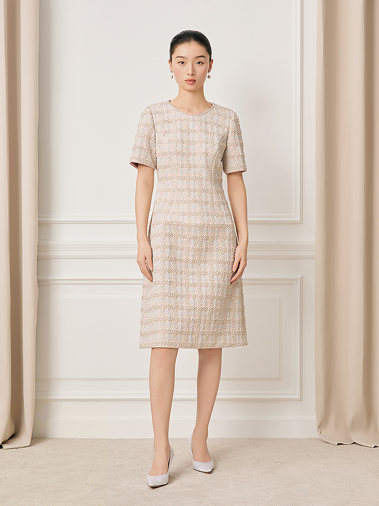 【进口提花面料】Song of Song歌中歌2026夏季新款奢华连衣裙5C36205310