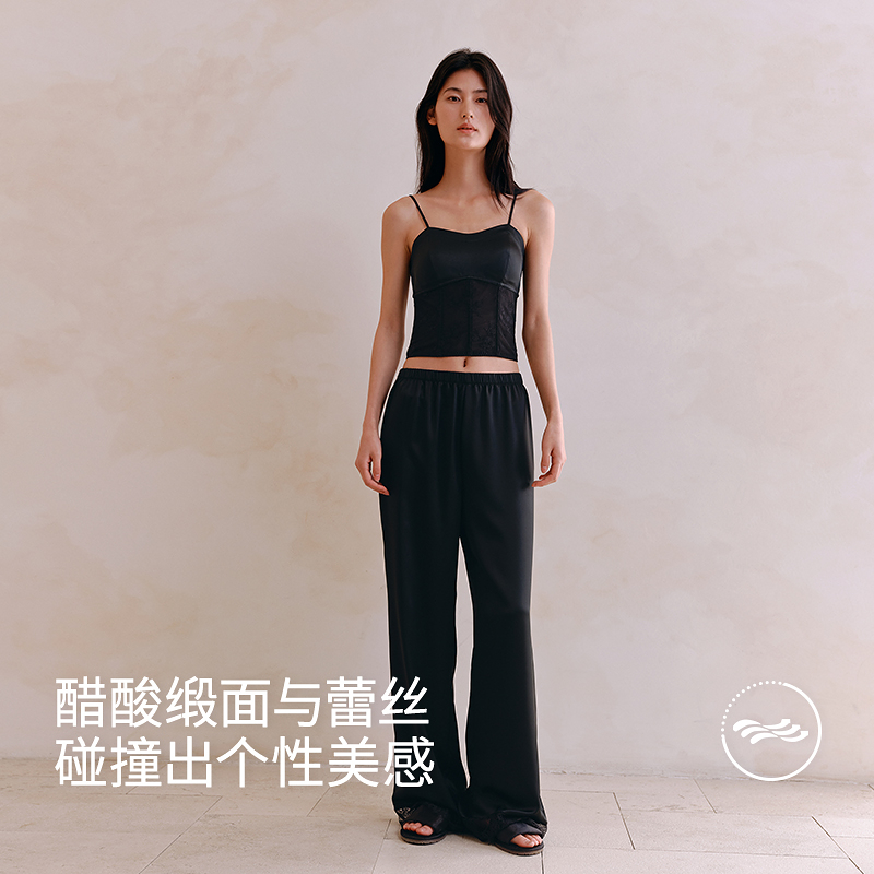 女士带杯蕾丝胸衣背心8J35202040