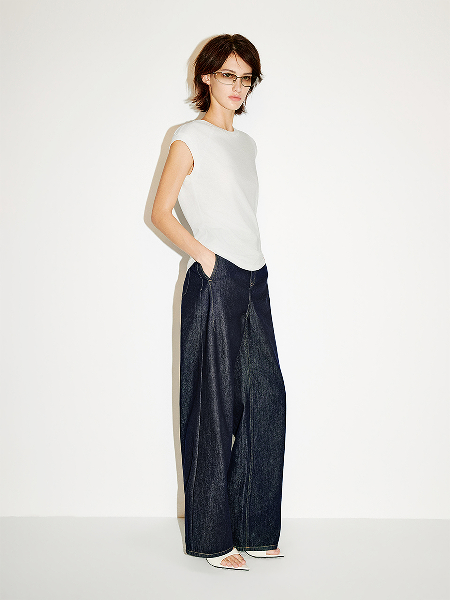 COVERINS2026夏季新款白色基础百搭短袖T恤CC36260110