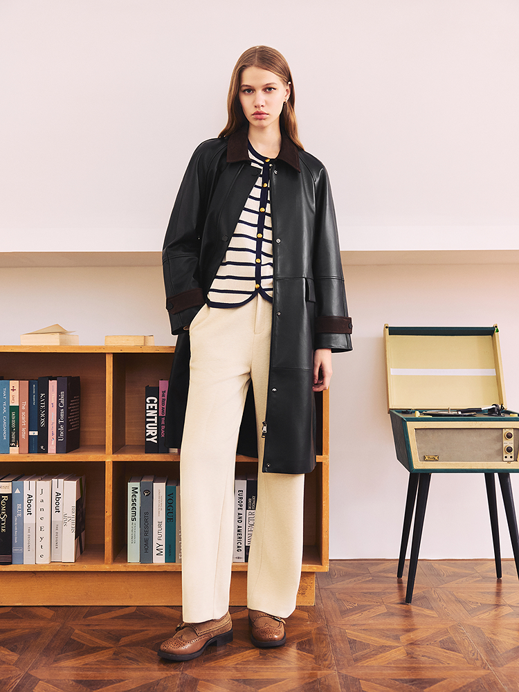 PSALTER诗篇 2026春季新款时尚长皮衣6C66109153