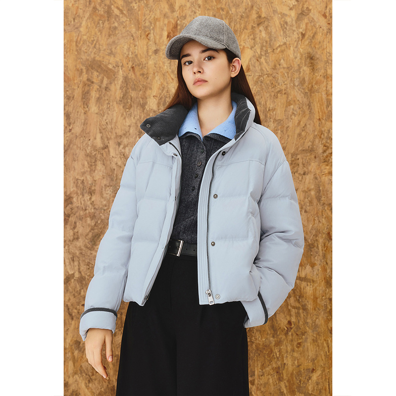 ToyzY2025冬季新款简洁短款廓形时尚保暖羽绒服ZC35508210