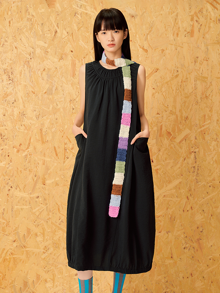 ToyzY2025夏季丝滑减龄高级感轻趣廓形连衣裙ZC35205560