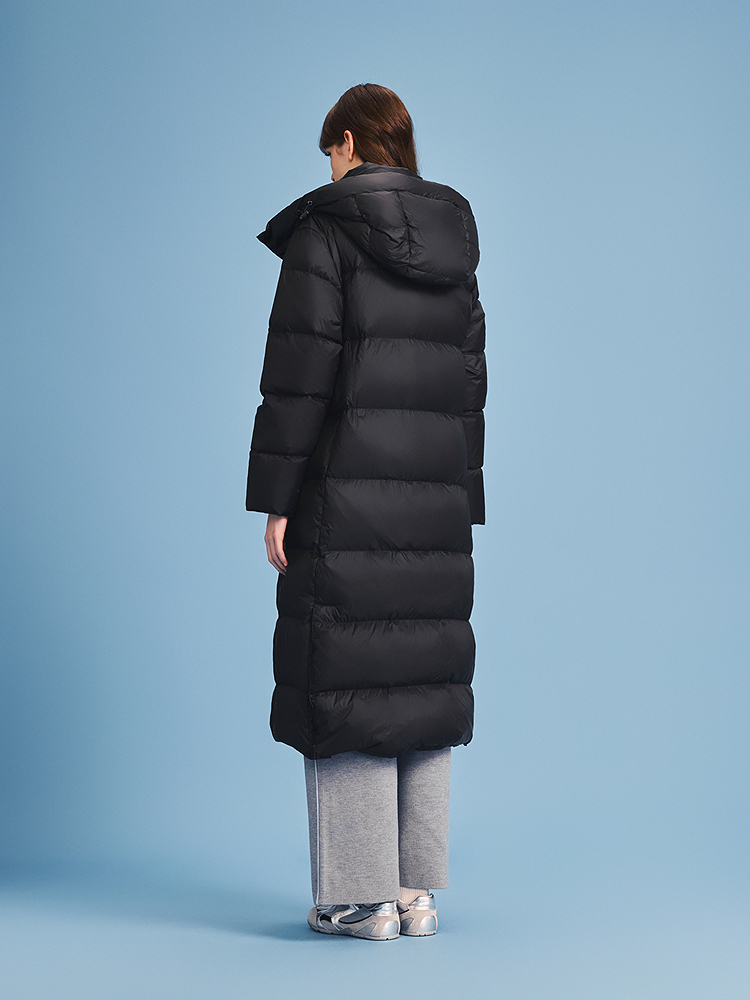 PSALTER诗篇 2026春新款高克重38/358g鹅绒填充长款连帽鹅绒服6C66108243