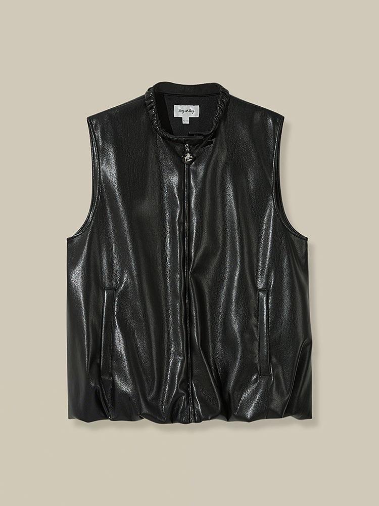 Song of Song歌中歌2026年春季新品黑色坎肩通勤外搭马甲5C36101080