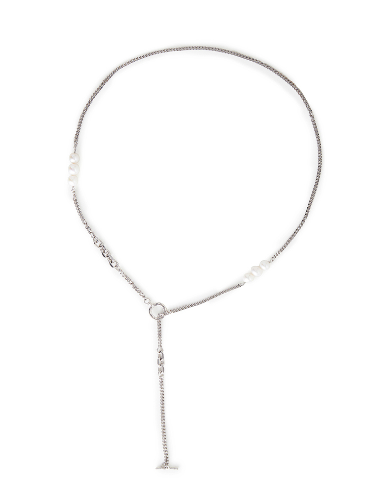 INSUN恩裳2024秋季天然淡水珍珠拼接设计感项链9C34396030