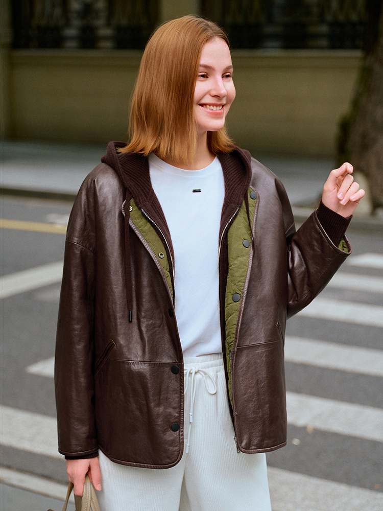 XII BASKET十二篮专选25冬设计感填充桑蚕丝美拉德绵羊皮棉服7C65509170