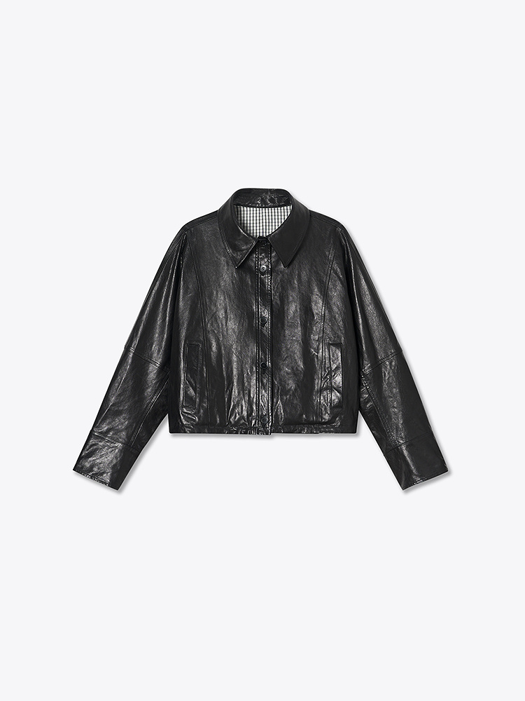 ToyzY2026春季新款松弛感正反两穿绵羊皮外套ZC36109020