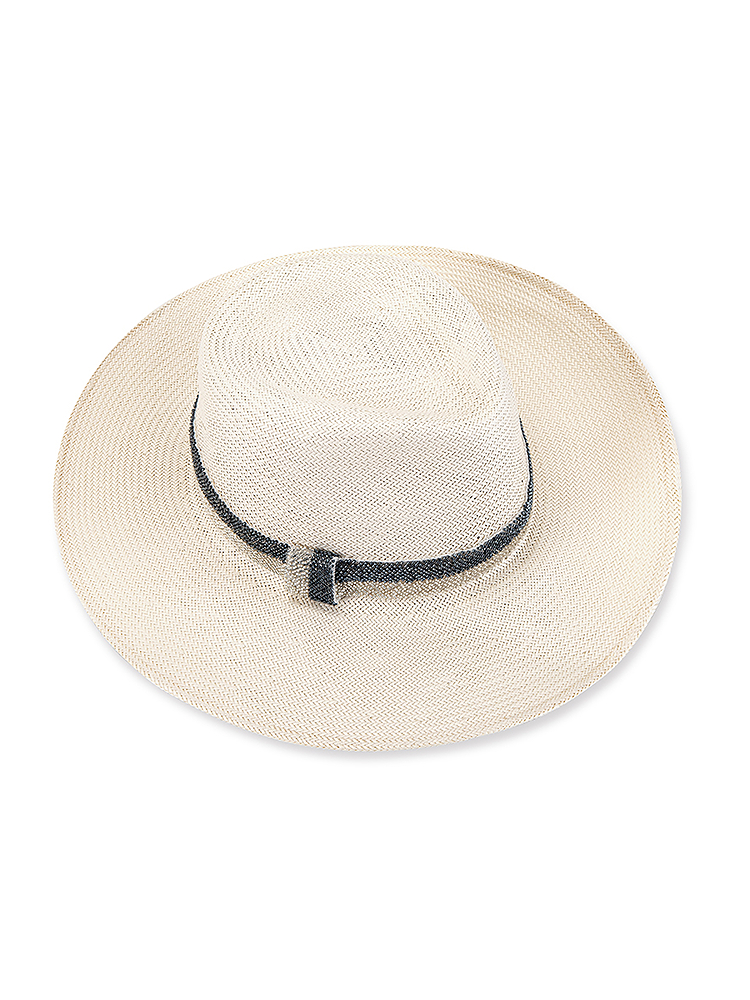 Song of Song歌中歌2025秋季白色钉珠装饰时尚女帽5C35393010