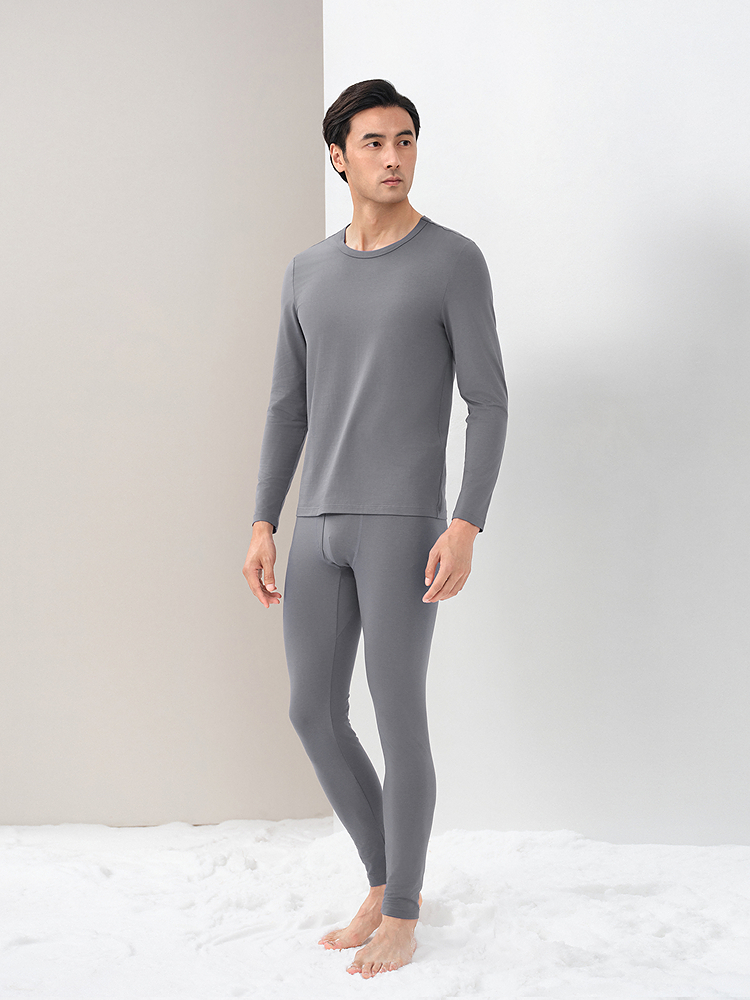 棉莫经典款男士保暖套装8J35310010
