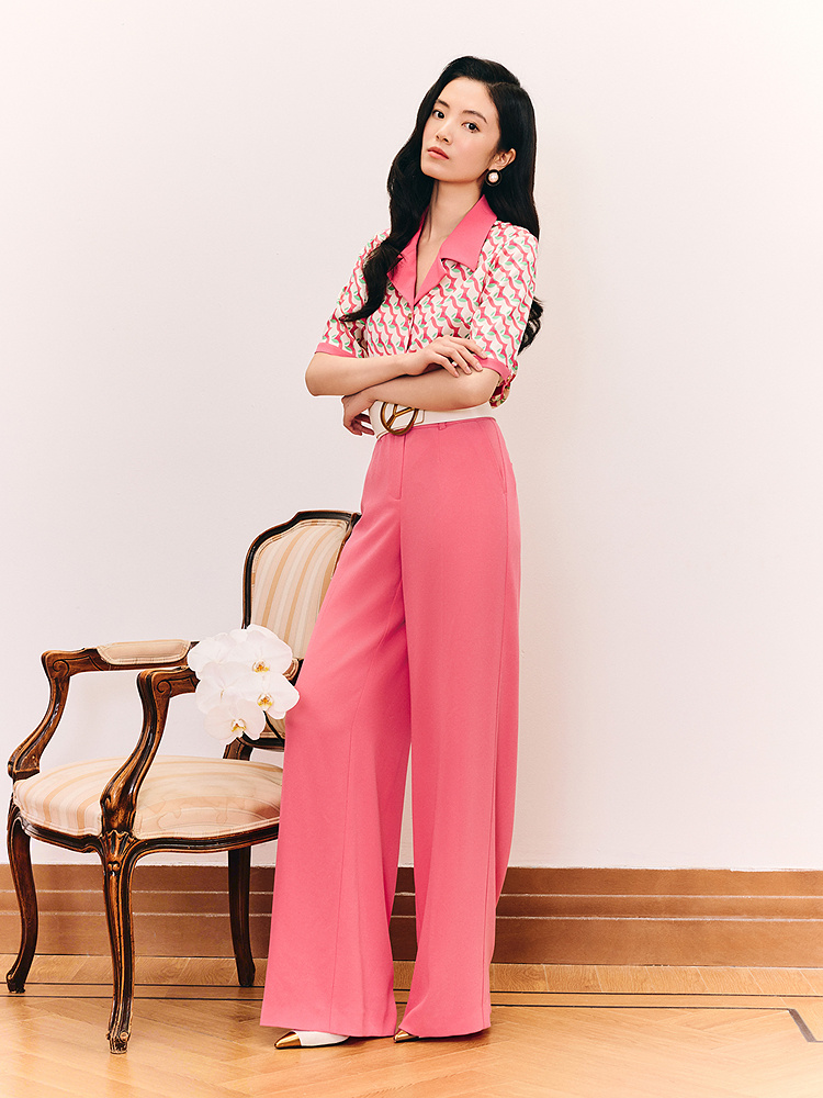 【1996系列】YINER音儿2026夏季新款时尚大翻领桑蚕丝混纺衬衫8236230290