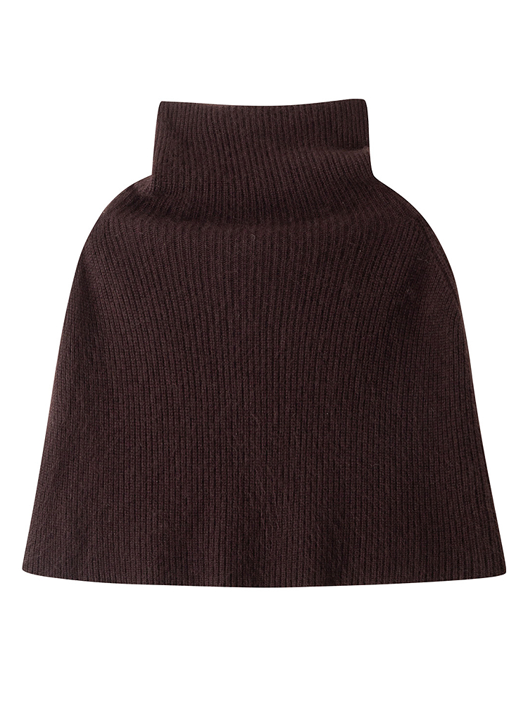 INSUN恩裳2025冬季极简绒感围巾9C35590020