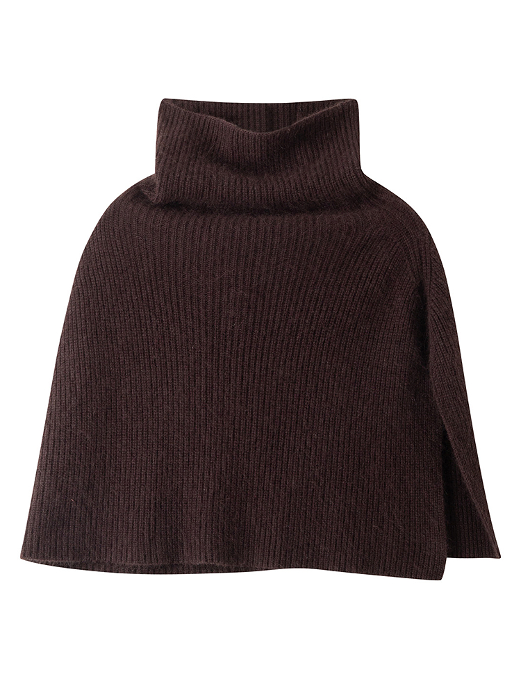 INSUN恩裳2025冬季极简绒感围巾9C35590020