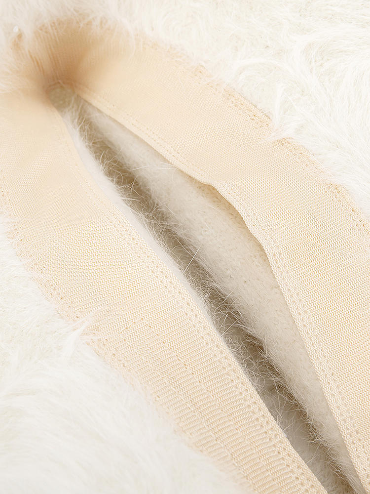 Song of Song歌中歌2025白色兔毛时尚女帽5C35593010