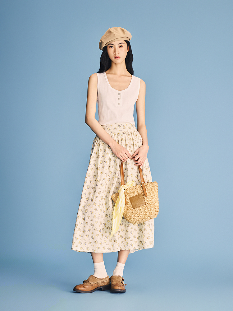 PSALTER诗篇 2026夏季新款圆领针织小背心6C36204030