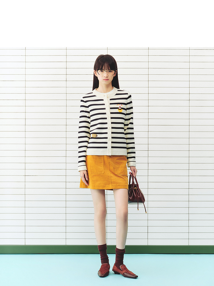 ToyzY2026春季新款趣味蛋糕钩花毛针织衫ZC36106870