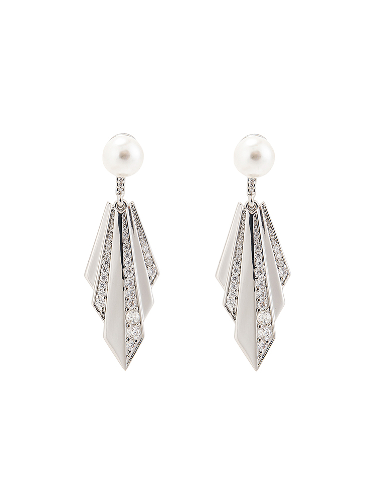 Song of Song歌中歌冬季流线垂坠耳环5C35594020