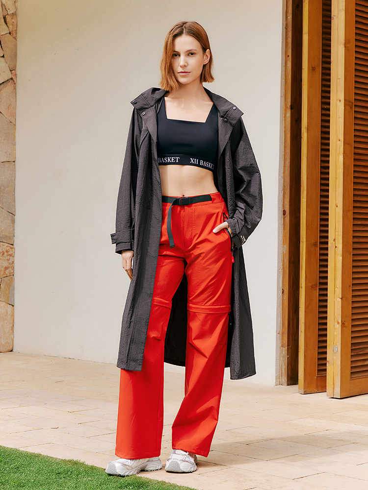 XII BASKET十二篮26春新款连帽立领轻量化松弛随性户外勤长款风衣外套7C36107570