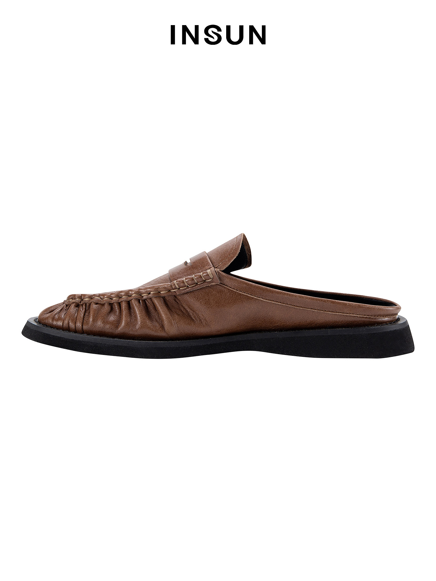 INSUN恩裳时尚舒适羊皮乐福鞋皮鞋9C36292020
