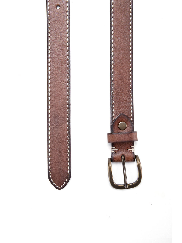 INSUN恩裳2024冬季复古高级感皮带女士真皮9C34595020