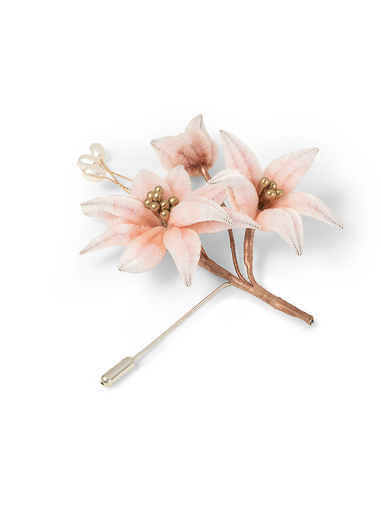 SongofSong歌中歌2025春季纯手工制作非遗绒花胸针5C35194040