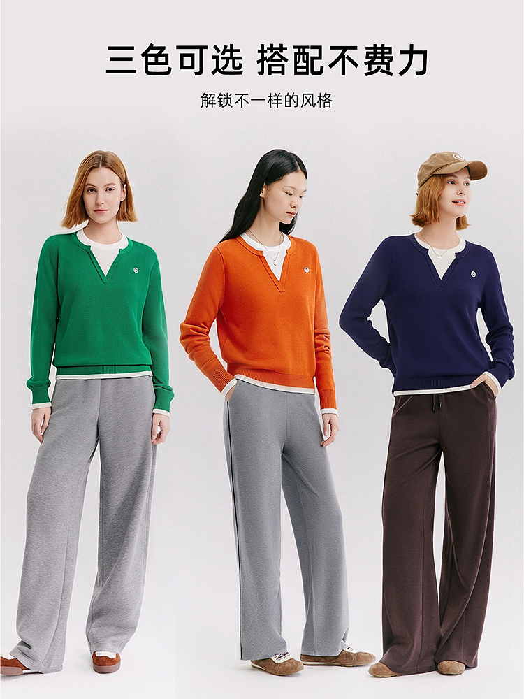 XII BASKET十二篮专选26年春季新款宽松舒适天丝羊毛针织衫7C66106280