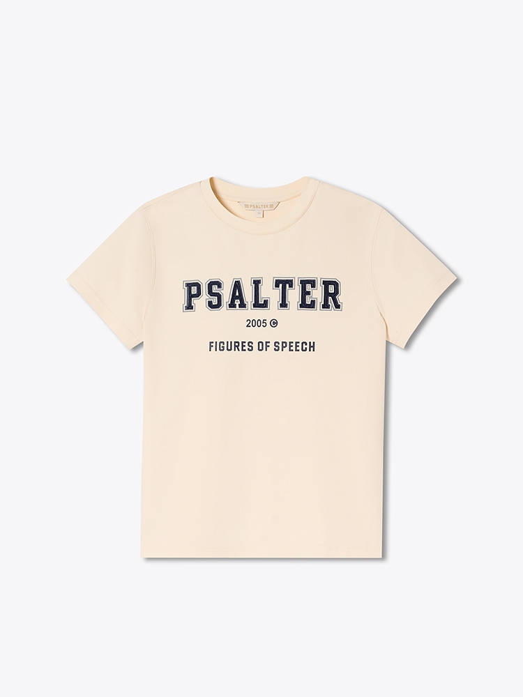 PSALTER诗篇 2026夏季新款字母印花T恤6C66260023