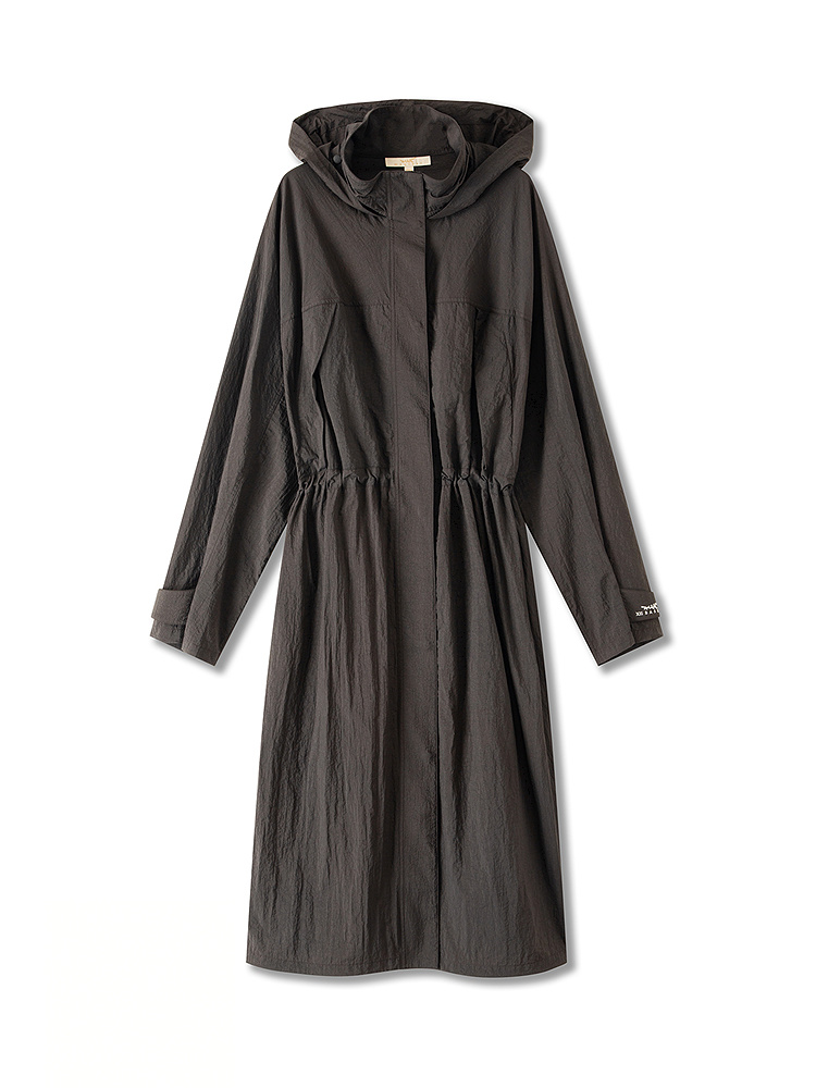 XII BASKET十二篮26春新款连帽立领轻量化松弛随性户外勤长款风衣外套7C36107570