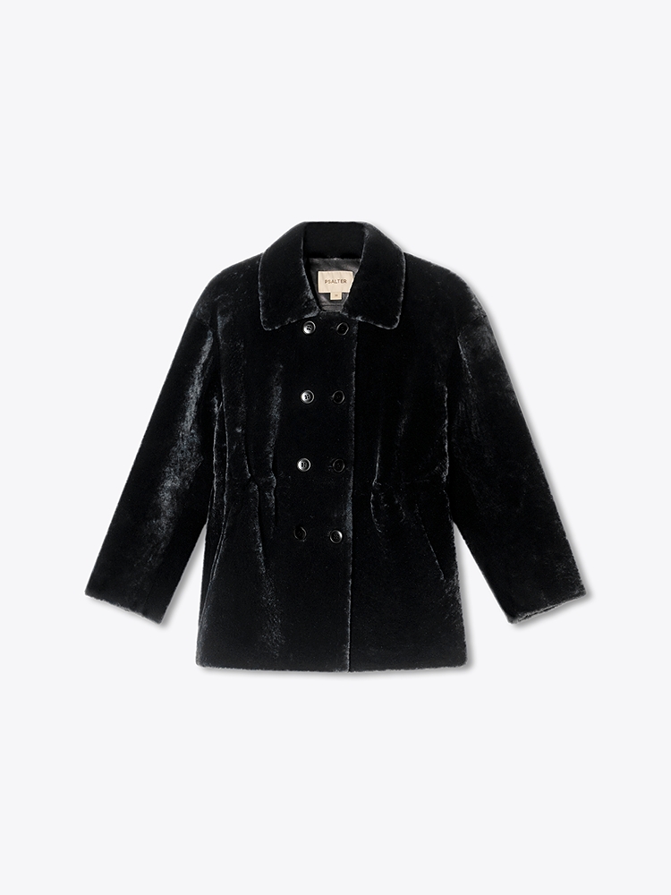 PSALTER诗篇 2026春季新款奢华真皮毛一体皮草外套6C66109213