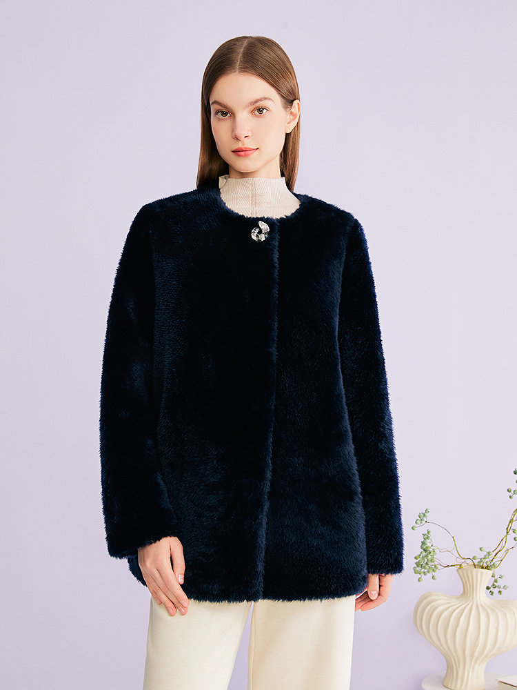 音儿26年新品皮毛一体外套8C66110186 