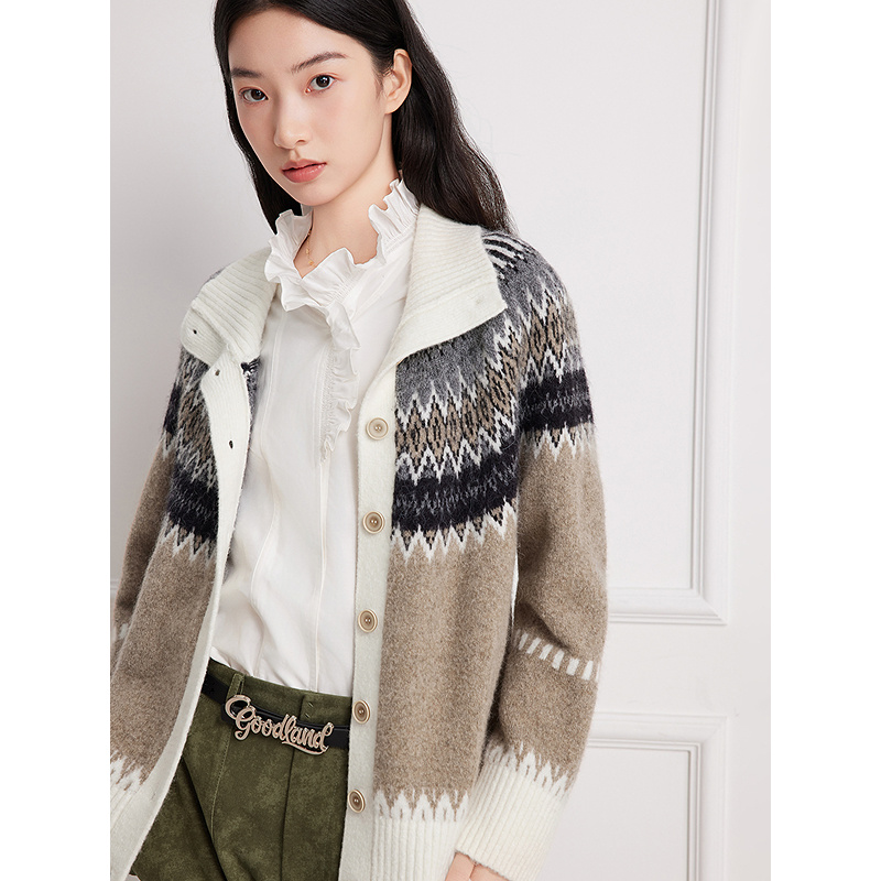 Goodland美地2025冬季新款毛开衫LC35506010