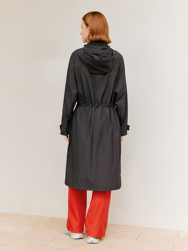 XII BASKET十二篮26春新款连帽立领轻量化松弛随性户外勤长款风衣外套7C36107570