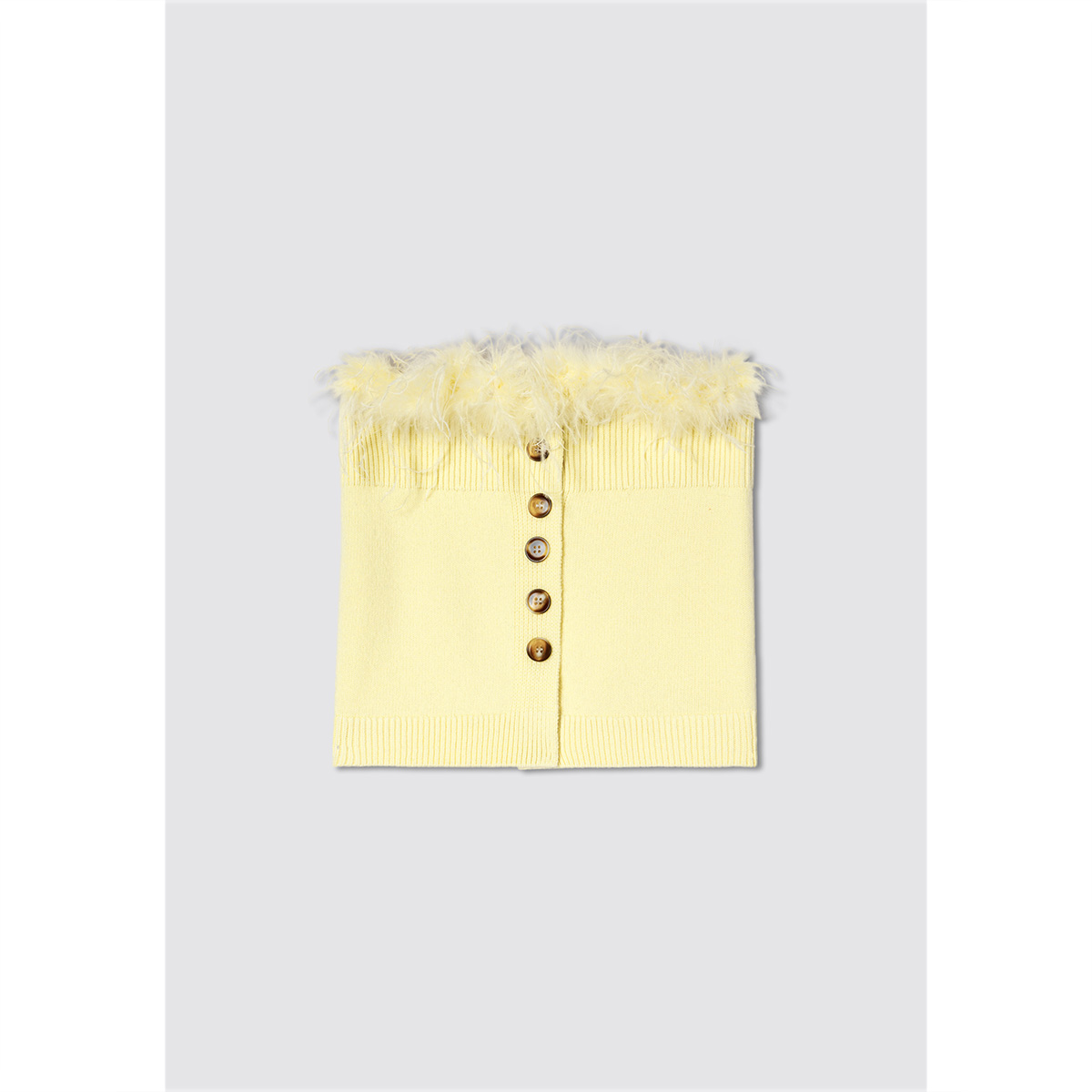 SALT.P可颜 2025冬季新款100%超细羊毛抹胸背心AC35599030