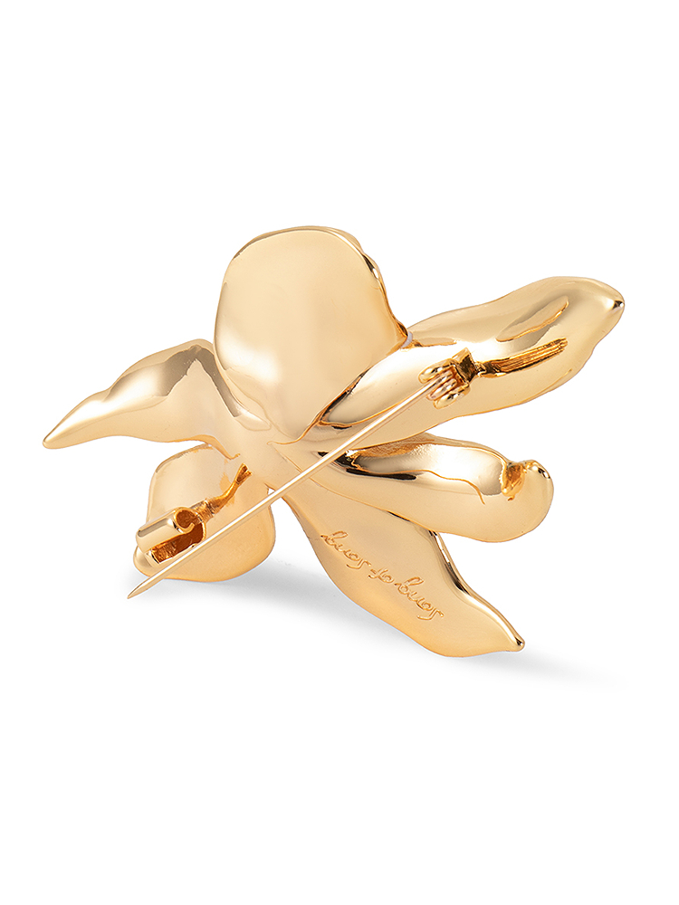 SongofSong歌中歌2025春季金色天然绿松石点缀精致胸针5C35194010