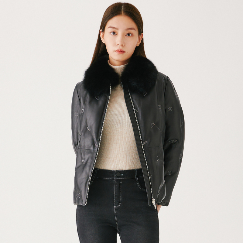 【一口价】XII BASKET十二篮22年冬季时尚皮羽绒7C52509300