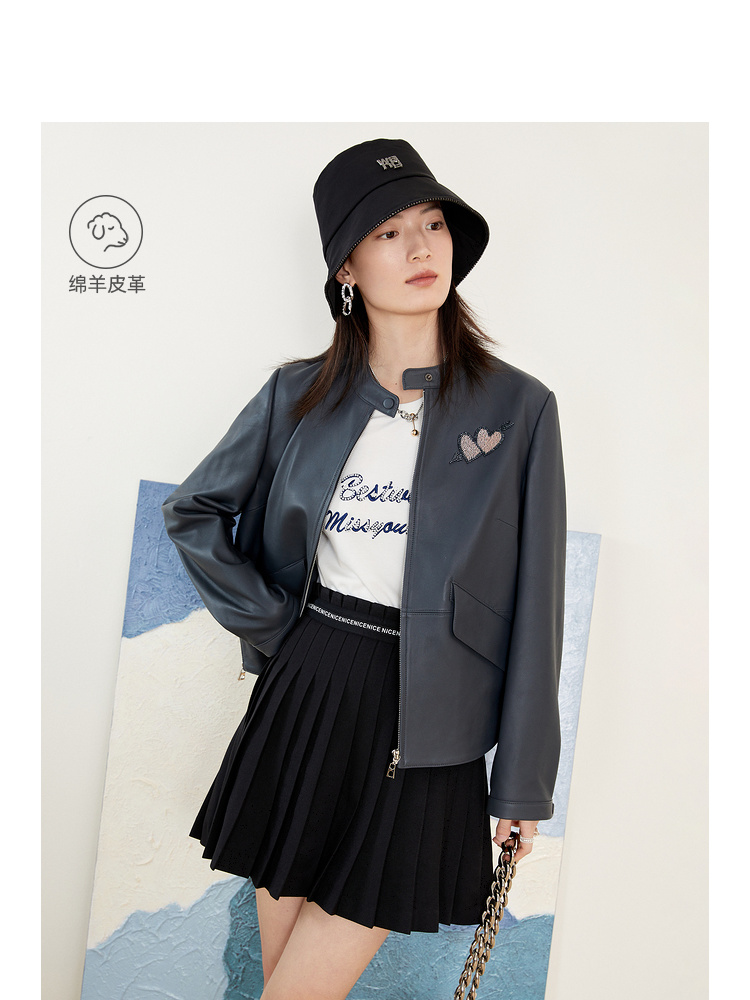 YINER音儿专选春季皮衣8C62109126