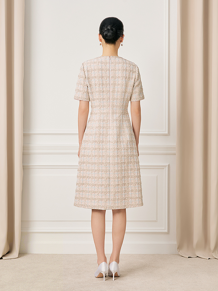 【进口提花面料】Song of Song歌中歌2026夏季新款奢华连衣裙5C36205310